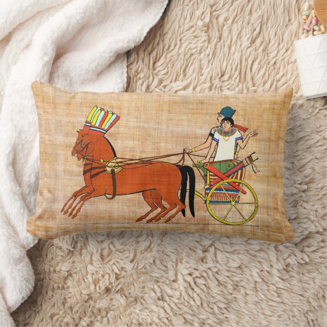 Miketz - Joseph's Chariot Lumbar Cushion (Blanket)