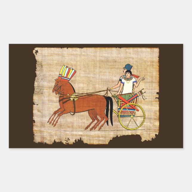 Miketz - Joseph's Chariot Rectangular Sticker (Front)