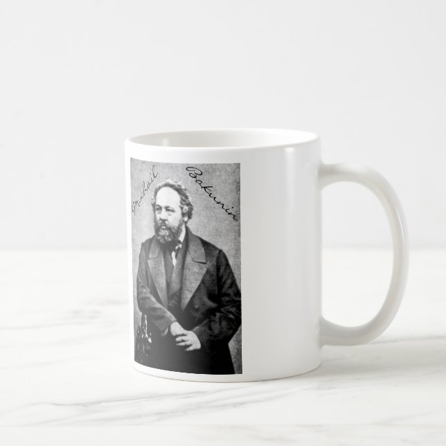 Mikhail Bakunin Anarchist Coffee Mug (Right)