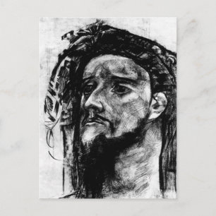 Mikhail Vrubel- Head of Prophet Postcard