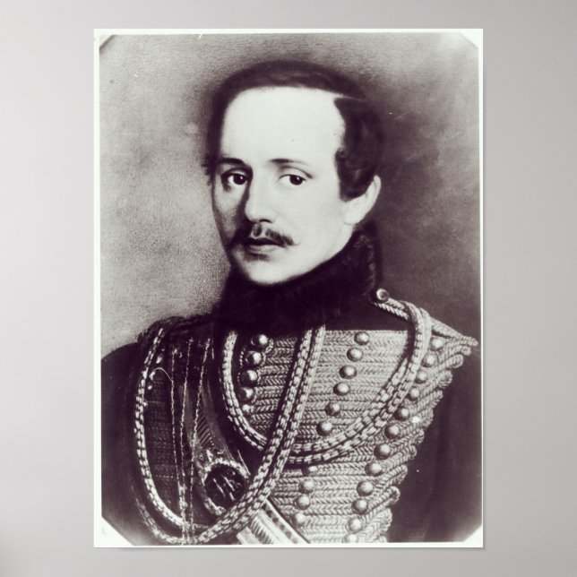 Mikhail Yuryevich Lermontov Poster (Front)
