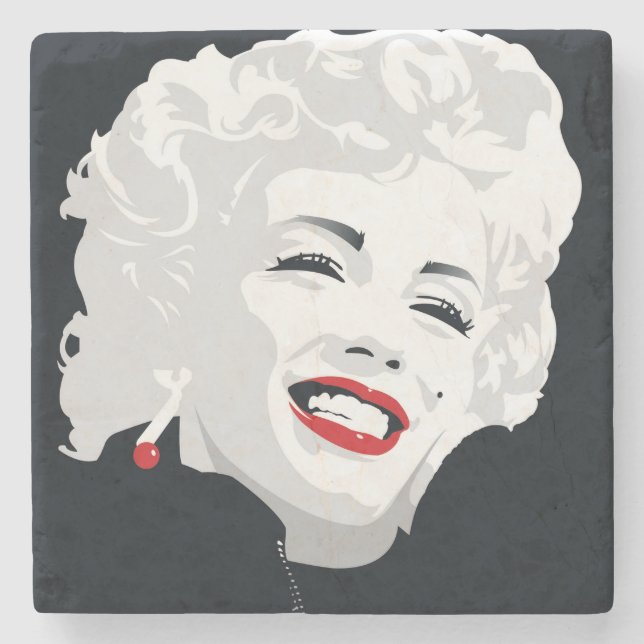 Miki Marilyn Stone Coaster (Front)