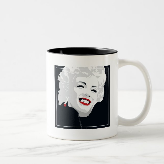 Miki Marilyn Two-Tone Coffee Mug (Right)