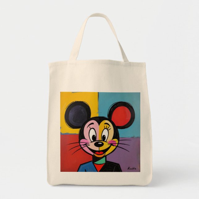 Miki mouse tote bag  (Front)