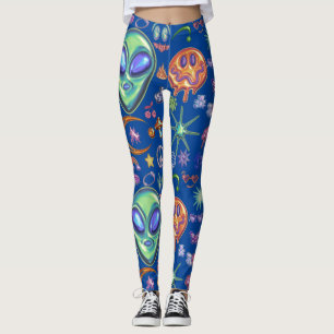 Mikitiez aquarius galaxy summer glow leggings