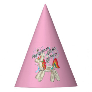 Mikitiez Birthdayemoji unicorn rainbowparty pony Party Hat