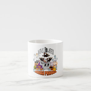 Mikitiez black cat spooky halloween vibes ghouls  espresso cup