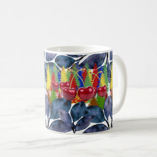 Mikitiez cheery vintage fall retro art coffee mug