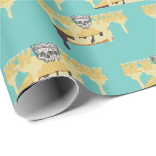 Mikitiez cheesecake blueberrycheese newyork wrapping paper