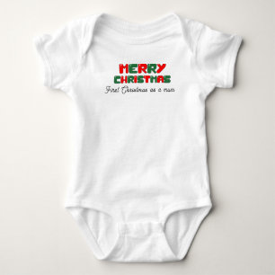 Mikitiez Christmasgame vintage dad elf santaclaus Baby Bodysuit