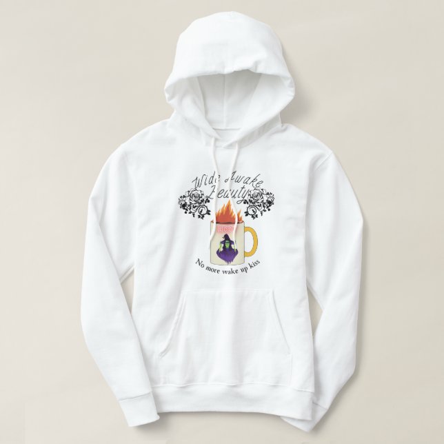 Mikitiez coffee halloween witch beauty princess  hoodie (Design Front)
