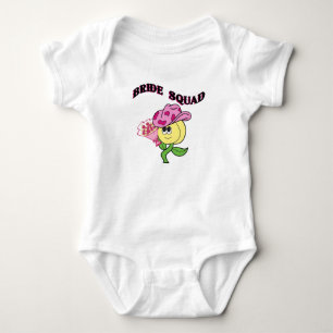 Mikitiez cowboy bridesquad june bride baby bodysuit