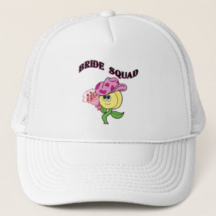Mikitiez cowboy bridesquad june bride trucker hat