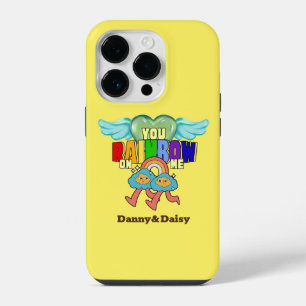 Mikitiez cupid cute rainbow twin friends  iPhone 14 pro case