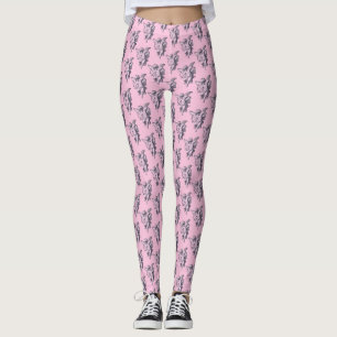Mikitiez cupid valentine angle rainbow love venus leggings