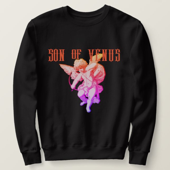 Mikitiez cupid valentine angle rainbow love venus  sweatshirt (Design Front)
