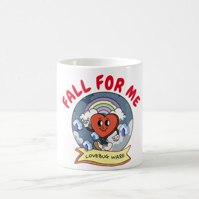 Mikitiez custom valentine funny lovebug software coffee mug (Center)
