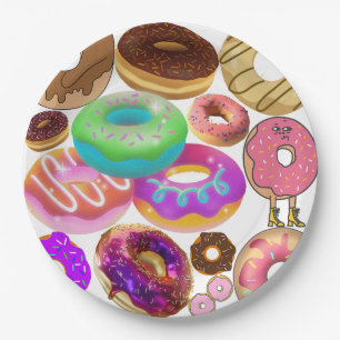 Mikitiez doughnut picnic america pridemonth olympi paper plate