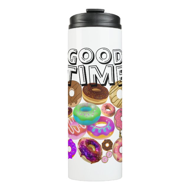 Mikitiez doughnut picnic america pridemonth olympi thermal tumbler (Front)