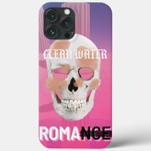 Mikitiez dreamer skull tatto rainbow rose rock iPhone 13 pro max case