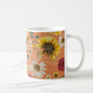 Mikitiez earthday nature selflove rose flower coffee mug