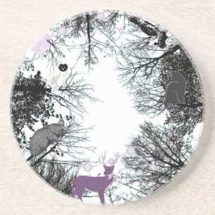 Mikitiez fairy magical tree forest owl mole coaster