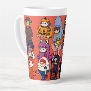 Mikitiez fairy shark wizard grimreaper frankenstei latte mug
