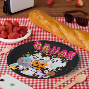 Mikitiez ghost manga anime halloween monster party paper plate