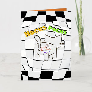 Mikitiez gothic halloween wedding soulmate vintage foil greeting card