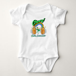 Mikitiez green lucky Saint Patrick's Day irishbeer Baby Bodysuit