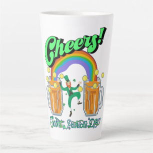 Mikitiez green lucky Saint Patrick's Day irishbeer Latte Mug