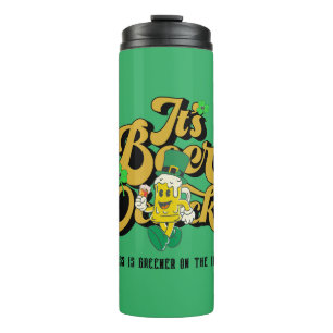 Mikitiez green lucky Saint Patrick's Day irishbeer Thermal Tumbler