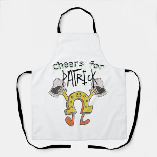 Mikitiez green mint lucky blackcat saintpatrick apron