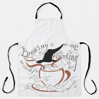 Mikitiez halloween espresso witch coffeeshop apron