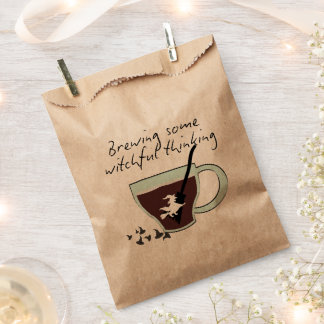 Mikitiez halloween espresso witch coffeeshop  favour bag