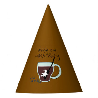 Mikitiez halloween espresso witch coffeeshop party hat