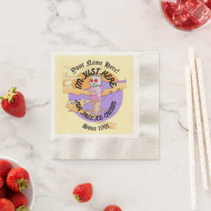 Mikitiez icecream party favourtie Speciality Mug Napkin