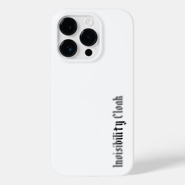 Mikitiez invisibility cloak blur magic smoke Case-Mate iPhone case (Back)