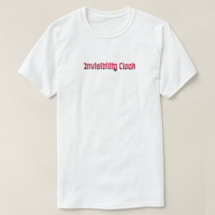 Mikitiez invisibility cloak blur magic smoke T-Shirt
