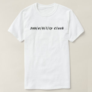 Mikitiez invisibility cloak blur magic smoke T-Shirt
