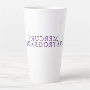 Mikitiez lavender mercuryretrograde galaxy astro latte mug