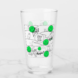 Mikitiez meow summer cat party beach  glass