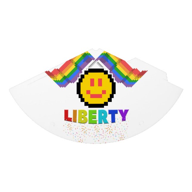 Mikitiez PE olympics doughnut rainbow sport lgbtqi Party Hat (Front)