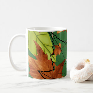Mikitiez pisces nature selflove rose flower coffee mug