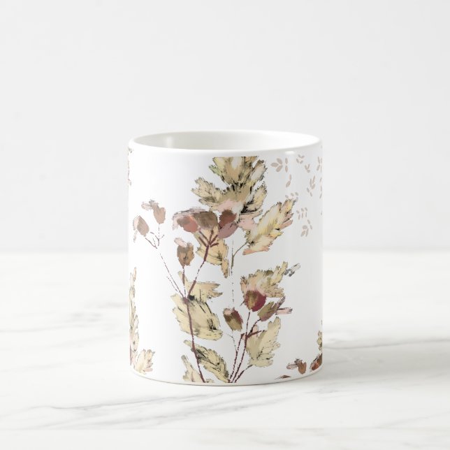Mikitiez pisces nature selflove rose flower coffee mug (Center)