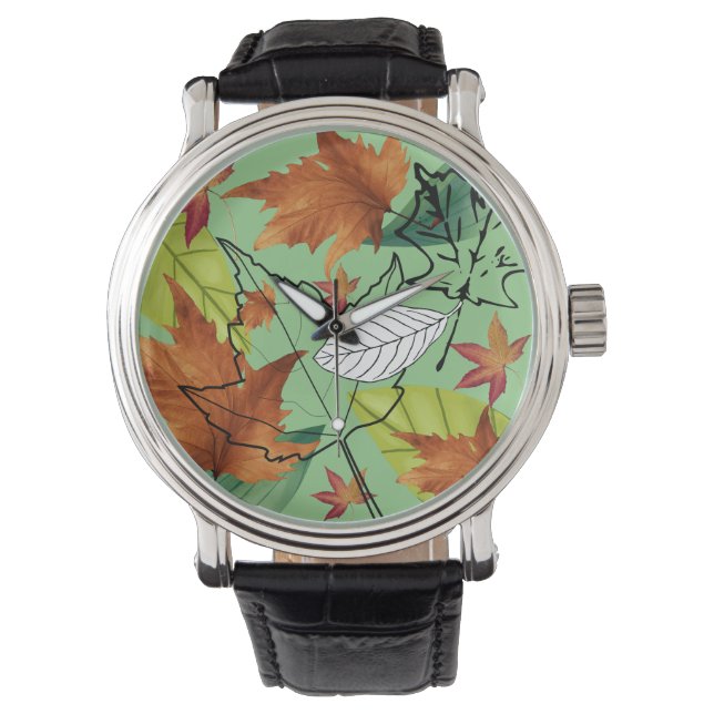 Mikitiez pisces nature selflove rose flower  watch (Front)