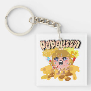 Mikitiez popqueen popcorn moivenight cinema key ring