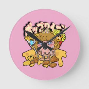 Mikitiez popqueen popcorn moivenight cinema round clock