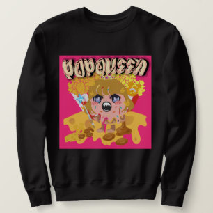Mikitiez popqueen popcorn moivenight cinema sweatshirt