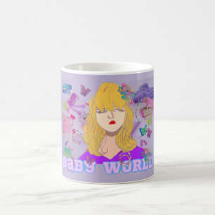 Mikitiez premier movie night princess doll summer coffee mug